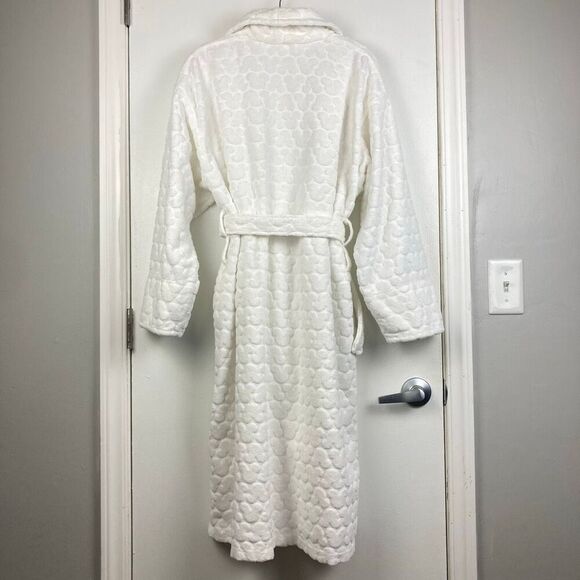 Vintage Walt Disney World Bathrobe One Size Heavy 100% Cotton Embossed Mickey - Picture 7 of 14